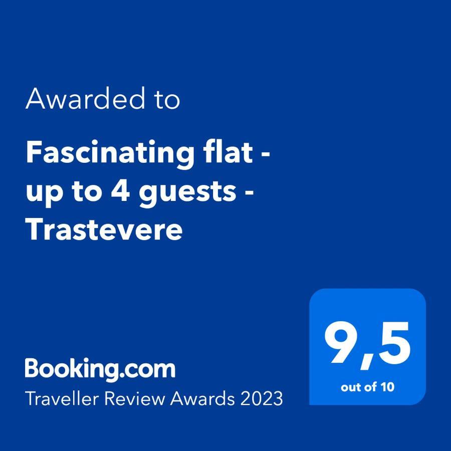 Fascinating Flat - Up To 4 Guests - Trastevere Rom Eksteriør billede