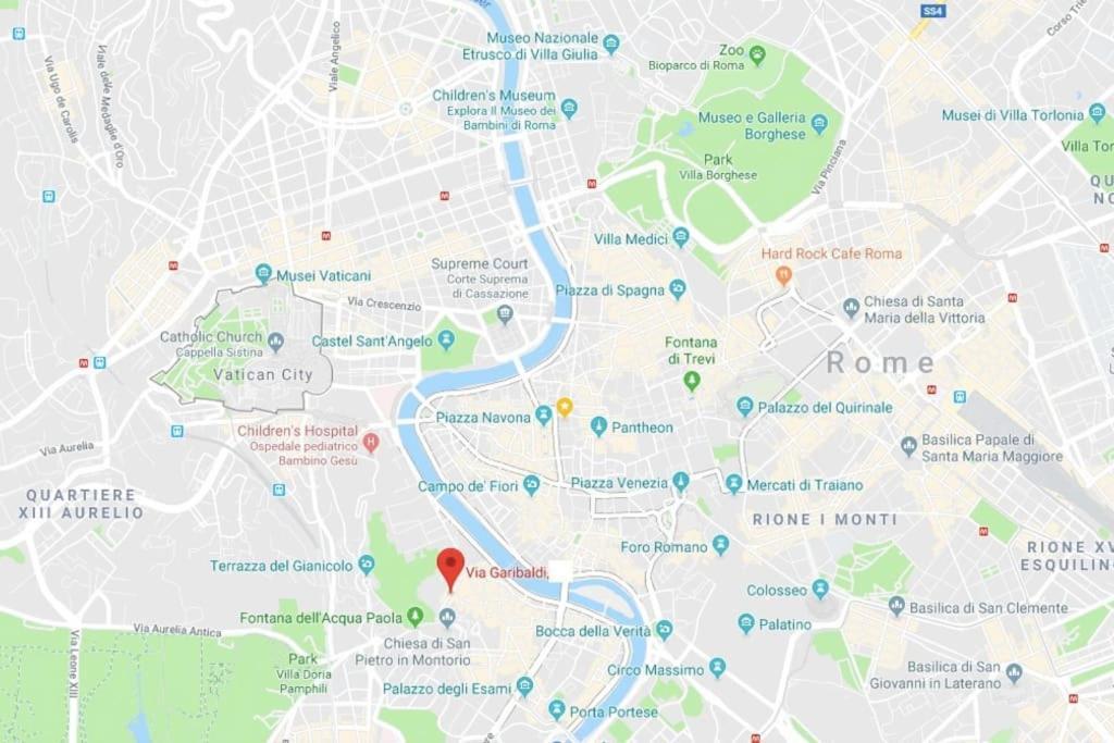 Fascinating Flat - Up To 4 Guests - Trastevere Rom Eksteriør billede